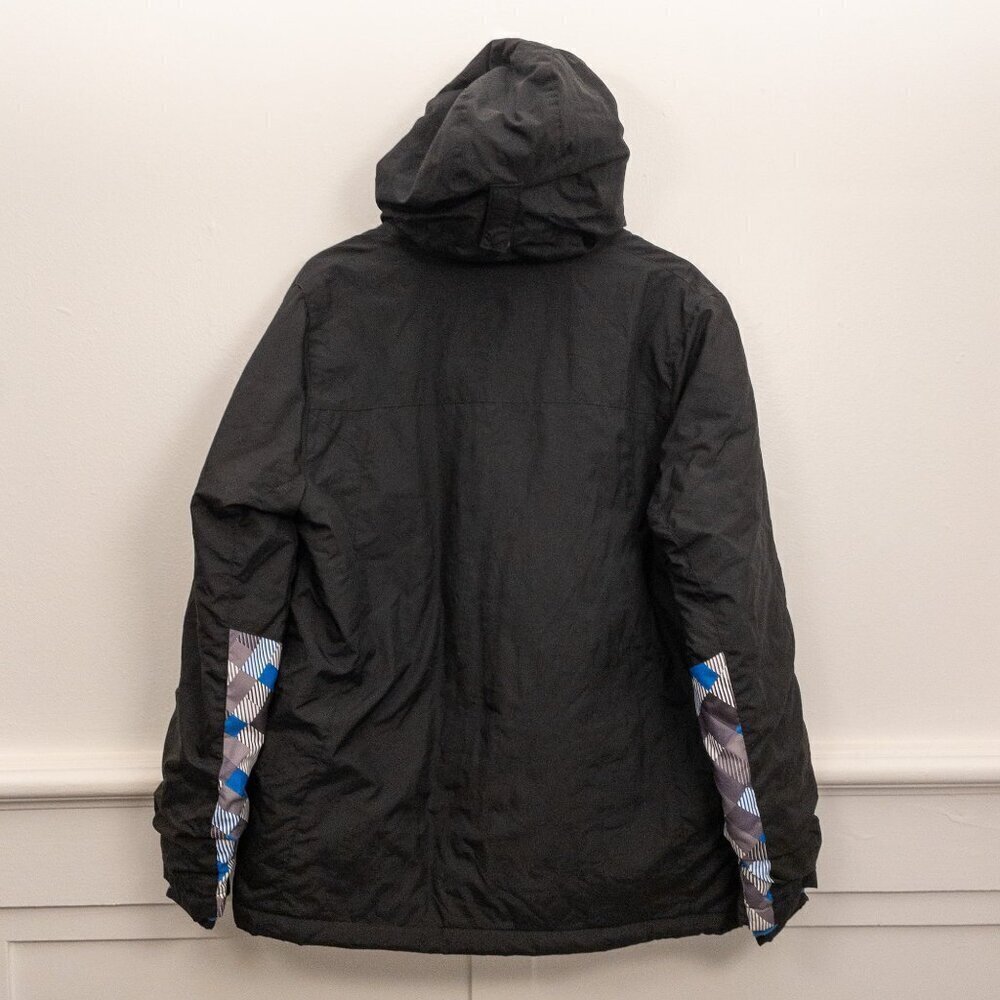 Lands’ End Kids’ Insulated Winter Jacket | Size XL (18–20) | Black & Blue - Picture 5 of 7